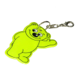 BEARY reflexní přívěsek na klíče, tmavě zelená