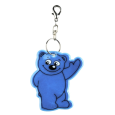 BEARY reflexní přívěsek na klíče, tmavě zelená
