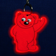 BEARY reflexní přívěsek na klíče, tmavě zelená