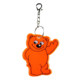 BEARY reflexní přívěsek na klíče, tmavě zelená