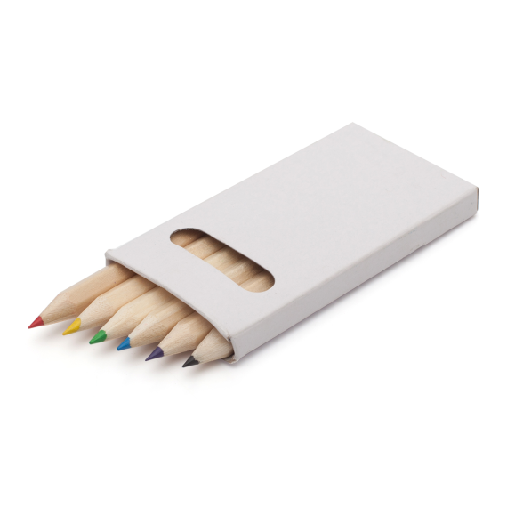 CRAYON SMALL sada pastelek 9 cm, přírodní