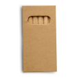 CRAYON SMALL sada pastelek 9 cm, přírodní