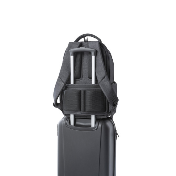 BOSTON. Voděodolný dvoubarevný nylonový batoh na 17'' notebook