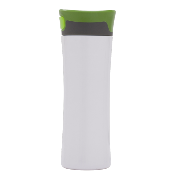 TELESCOPE termohrnek 430 ml, bílá/zelená