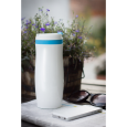 VIKI termohrnek 390 ml, červená/bílá