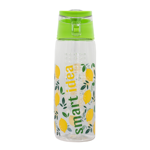 FRUTELLO sportovní lahev 700 ml s infuzérem, červená/transparentní