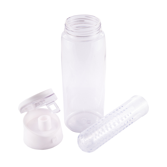 FRUTELLO sportovní lahev 700 ml s infuzérem, červená/transparentní