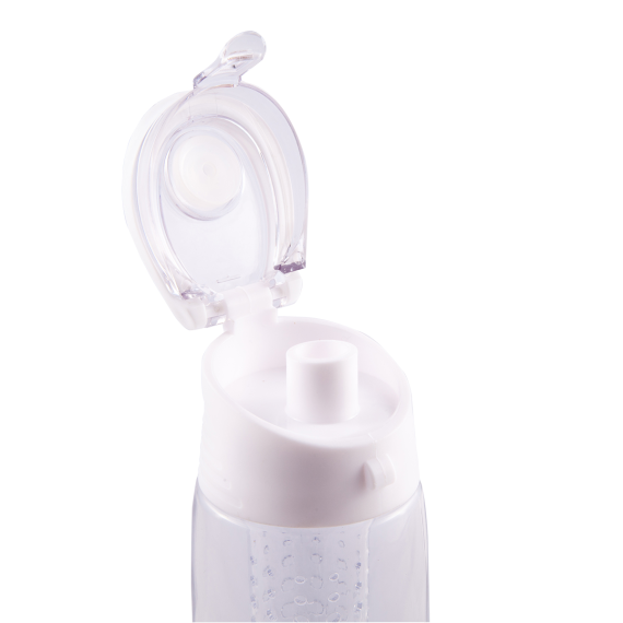 FRUTELLO sportovní lahev 700 ml s infuzérem, červená/transparentní