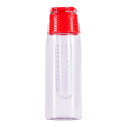 FRUTELLO sportovní lahev 700 ml s infuzérem, červená/transparentní