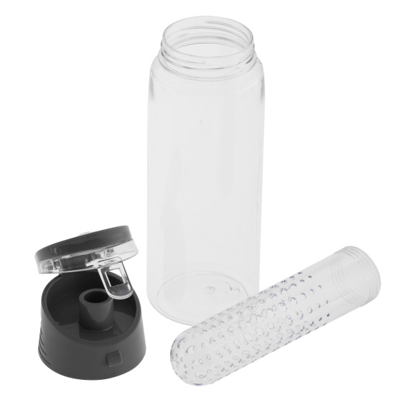 FRUTELLO sportovní lahev 700 ml s infuzérem, červená/transparentní