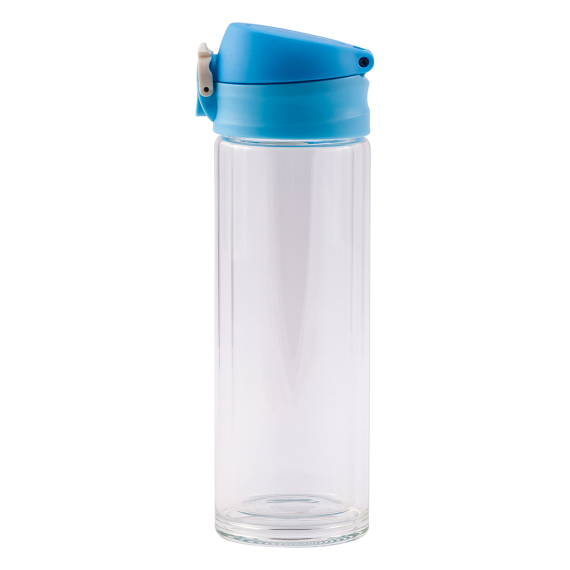 ABISKO skleněná termoláhev 280 ml, světle modrá
