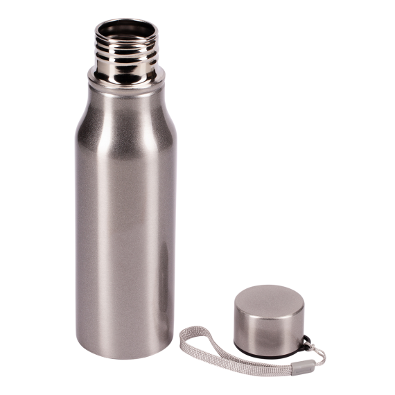 FUN TRIPPING lahev na pití z oceli 700 ml, stříbrná