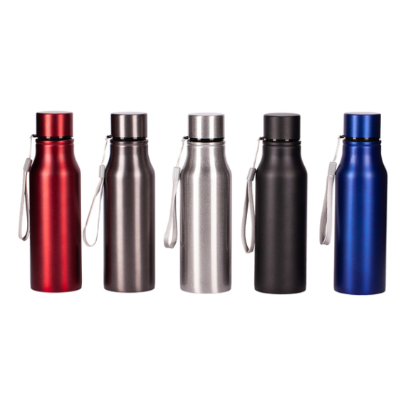 FUN TRIPPING lahev na pití z oceli 700 ml, stříbrná