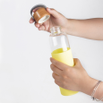 REFRESH skleněná lahev 560 ml, šedá