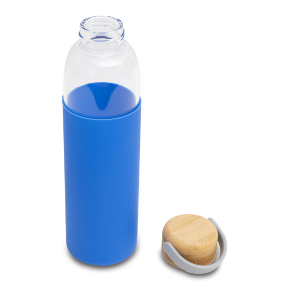 REFRESH skleněná lahev 560 ml, šedá