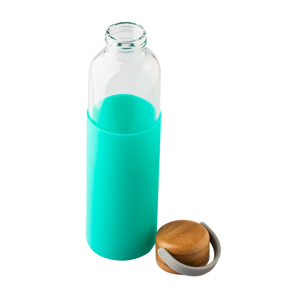 REFRESH skleněná lahev 560 ml, šedá