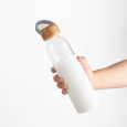 REFRESH skleněná lahev 560 ml, šedá