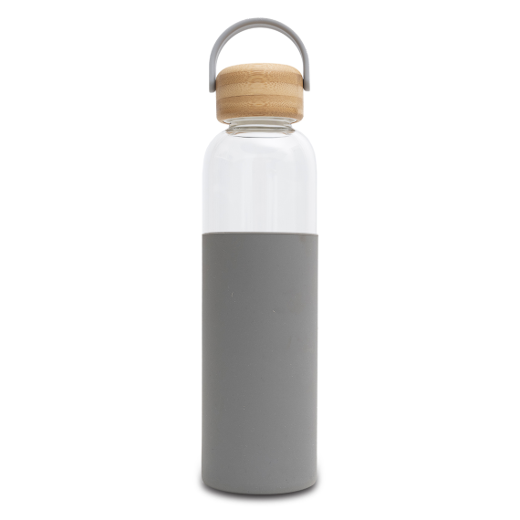 REFRESH skleněná lahev 560 ml, šedá