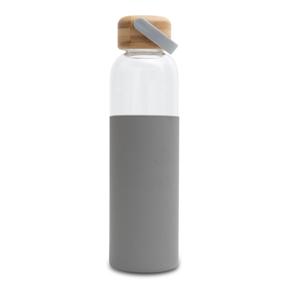 REFRESH skleněná lahev 560 ml, šedá
