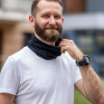 GAITERO šátek na krk a obličej, modrá
