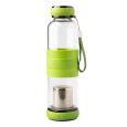 SULMONA skleněná láhev s infuzérem 550 ml, zelená