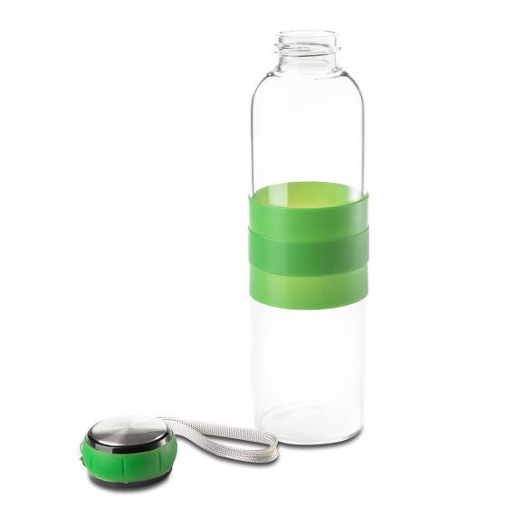 MARANE lahev ze skla 550 ml, zelená