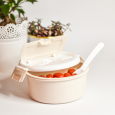 TASTYWAY kulatá krabička na jídlo 1000 ml, béžová