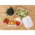 HEALTHYWAY dvojitá krabička na jídlo 1200 ml, béžová