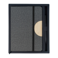 FOLD sada zápisníku a pera, šedá