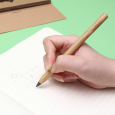 KONY věčná tužka bez tuhy z bambusu v krabičce, béžová