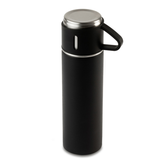 ATTU sada termosky 500 ml a 3 hrnků, černá