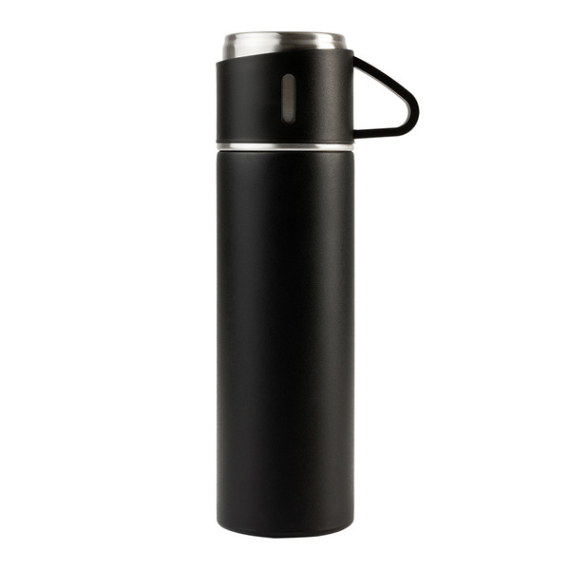 ATTU sada termosky 500 ml a 3 hrnků, černá