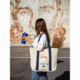 VILLE. Taška ze 100% bavlněného plátna s přední a vnitřní kapsou (280 g/m²)