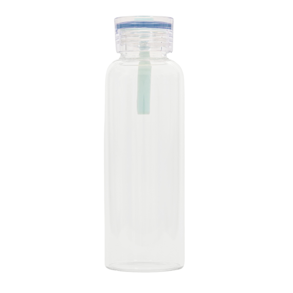 AZURE lahev na pití 500 ml ze skla, transparentní