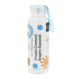 AZURE lahev na pití 500 ml ze skla, transparentní