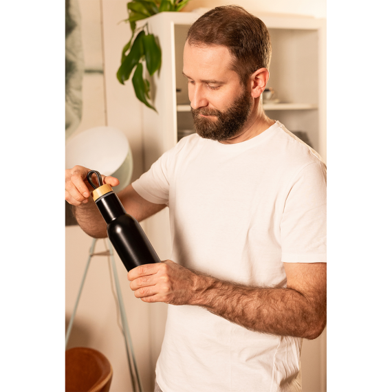 LOME termoska 400 ml, černá