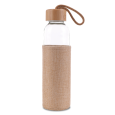AQUARIUS skleněná lahev 500 ml, béžová