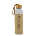AQUARIUS skleněná lahev 500 ml, béžová