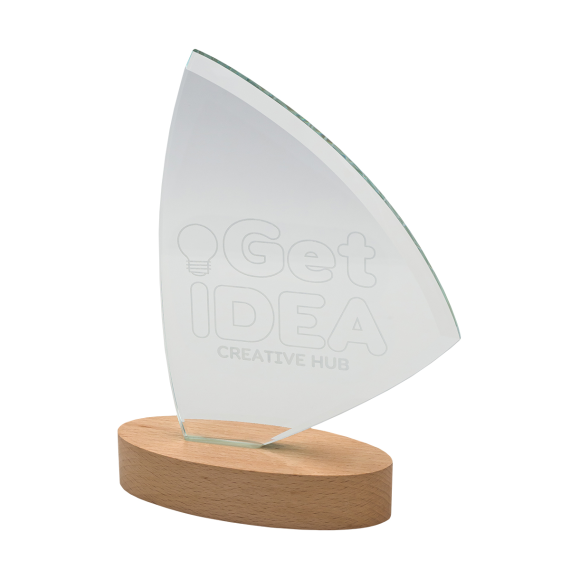 NAVEGAR trofej, transparentní