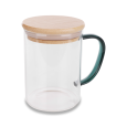 CEYLON hrnek 400 ml z borosilikátového skla, transparentní - Transparentní