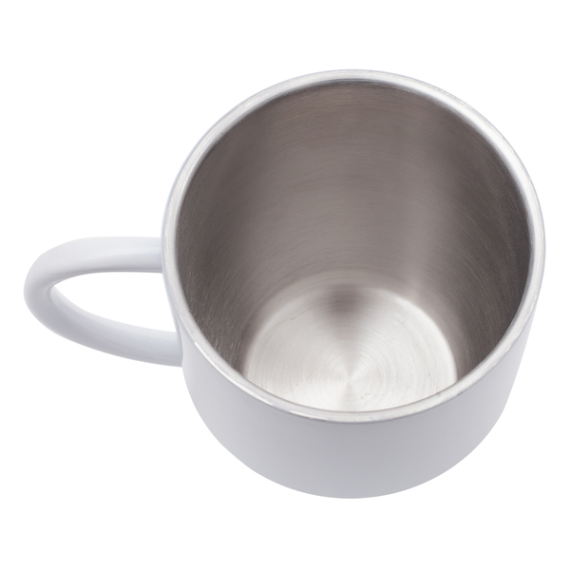 ALIS hrnek 350 ml z nerezové oceli pro sublimaci, bílá