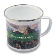 ODIS smaltovaný hrnek 500 ml pro sublimaci, bílá