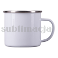 ODIS smaltovaný hrnek 500 ml pro sublimaci, bílá