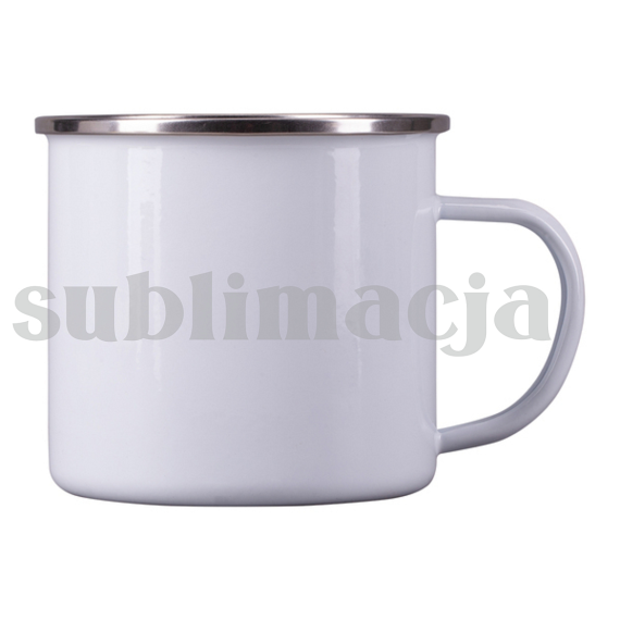ODIS smaltovaný hrnek 500 ml pro sublimaci, bílá