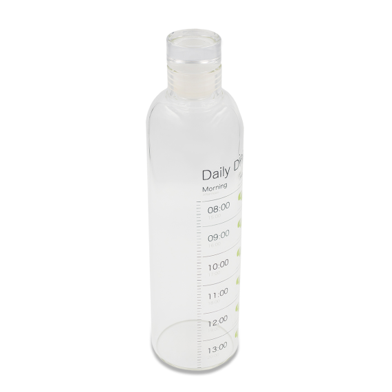 WIMBLEDON lahev z borosilikátového skla 550 ml, transparentní