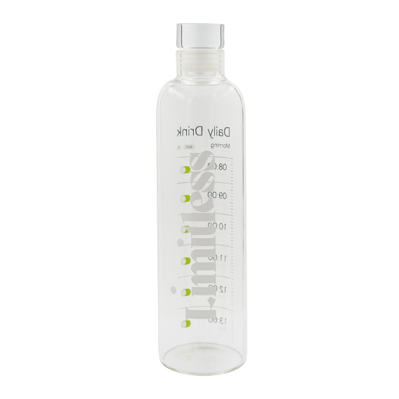 WIMBLEDON lahev z borosilikátového skla 550 ml, transparentní