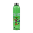 AQUA KUBA skleněná lahev 500 ml, červená
