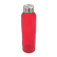 AQUA KUBA skleněná lahev 500 ml, červená