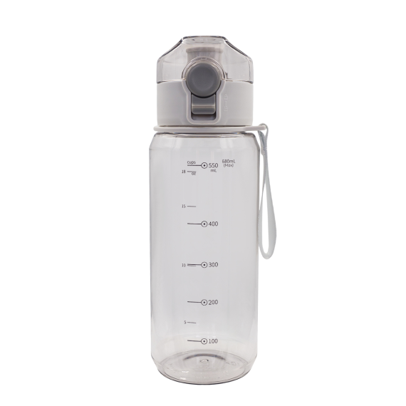 H2O lahev z tritanu 680 ml, šedá