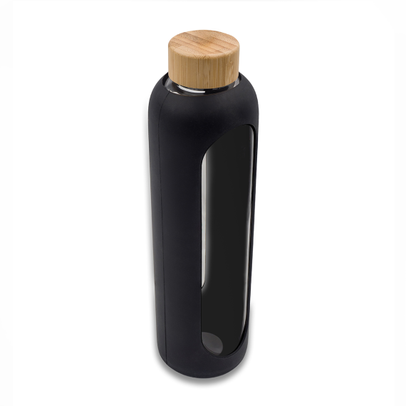 RICHMOND lahev z borosilikátového skla 1100 ml, černá
